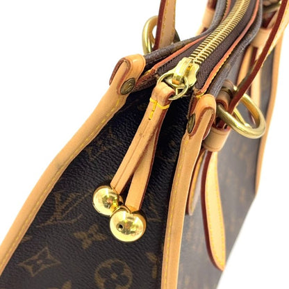 Louis Vuitton Popincourt O Monogram Leather × PVC Brown Tote Bag Gold M40007