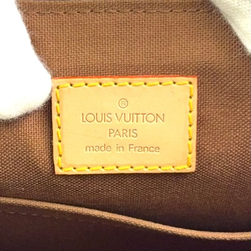 Louis Vuitton Popincourt O Monogram Leather × PVC Brown Tote Bag Gold M40007