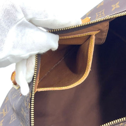 Louis Vuitton Speedy 35 Monogram Leather X PVC Brown Handbag Gold M41524