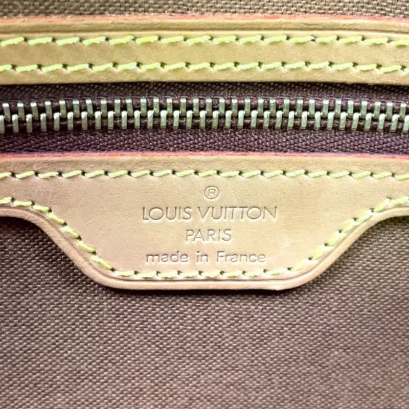 Louis Vuitton Mini Looping Monogram One Shoulder Leather X PVC Brown Handbag