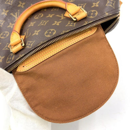 Louis Vuitton Speedy 30 Monogram Leather X PVC Brown Handbag Gold M41526