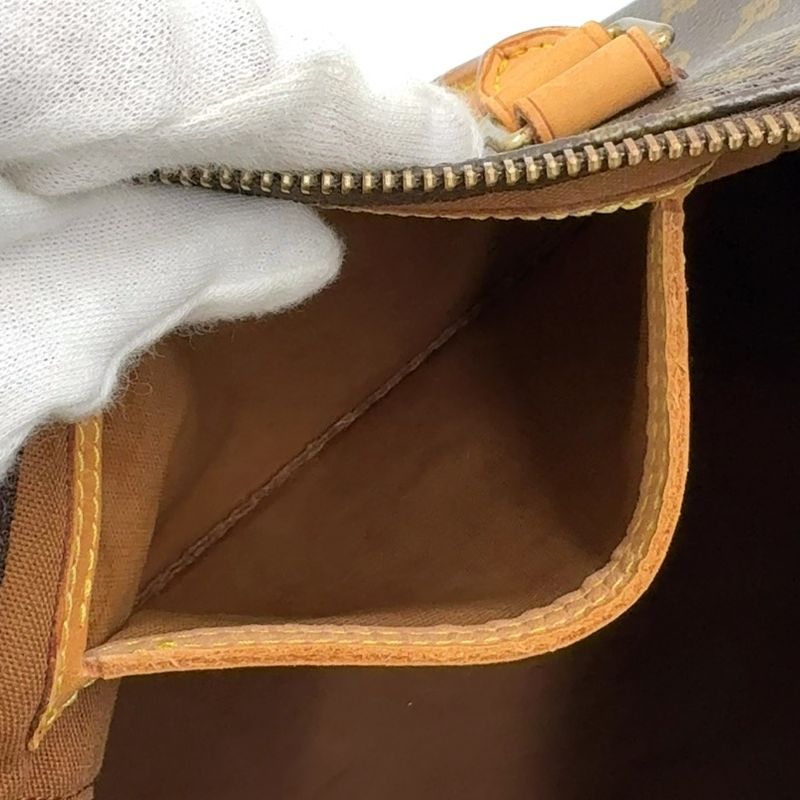 Louis Vuitton Speedy 30 Monogram Leather X PVC Brown Handbag Gold M41526