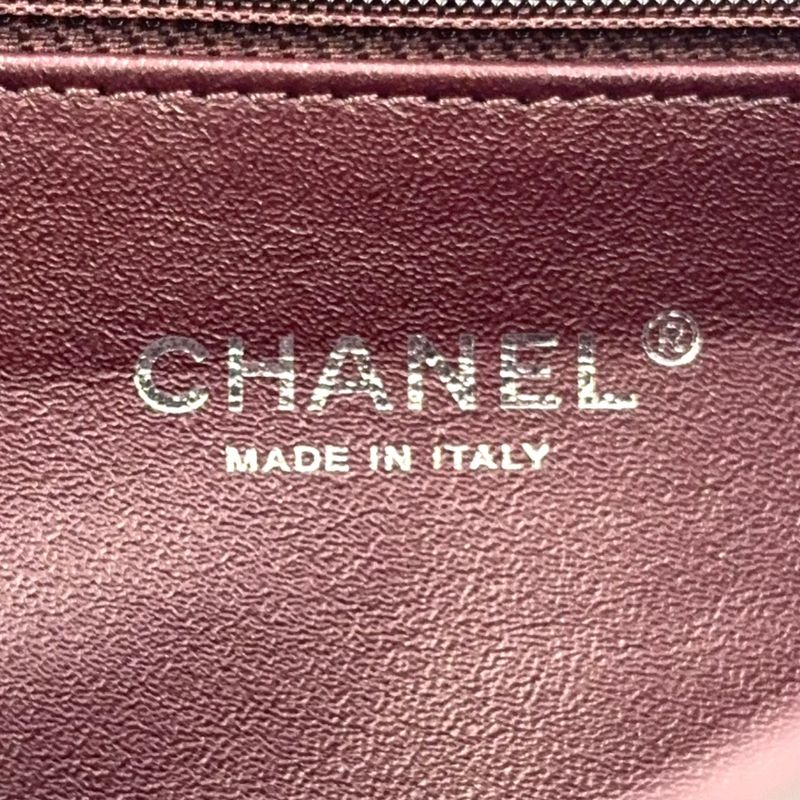 Chanel Coco Mark Chain Serial No 17 Lambskin Black Shoulder Bag Black