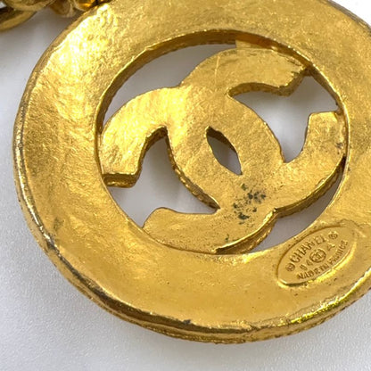 Chanel Coco Mark Large GP Gold Necklace