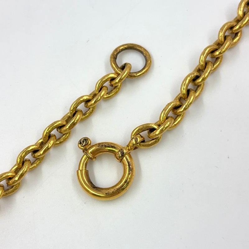 Chanel Coco Mark Large GP Gold Necklace