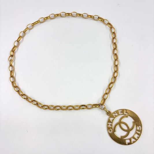 Chanel Deca Coco Mark Chain GP Gold Belt