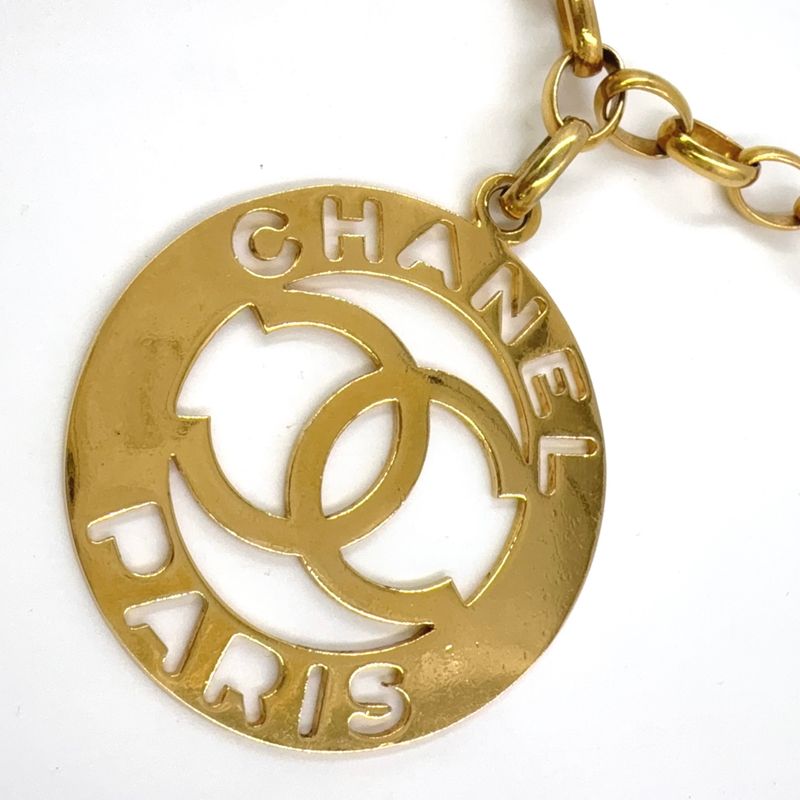 Chanel Deca Coco Mark Chain GP Gold Belt