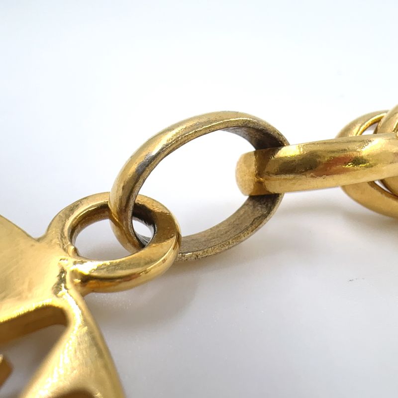 Chanel Deca Coco Mark Chain GP Gold Belt