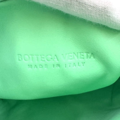 Bottega Veneta Intrecciato Leather Green Handbag Gold
