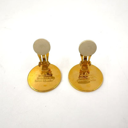 Hermes Sellier GP Gold Earrings