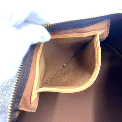 Louis Vuitton Speedy 40 Monogram Leather X PVC Brown Handbag Gold M41522