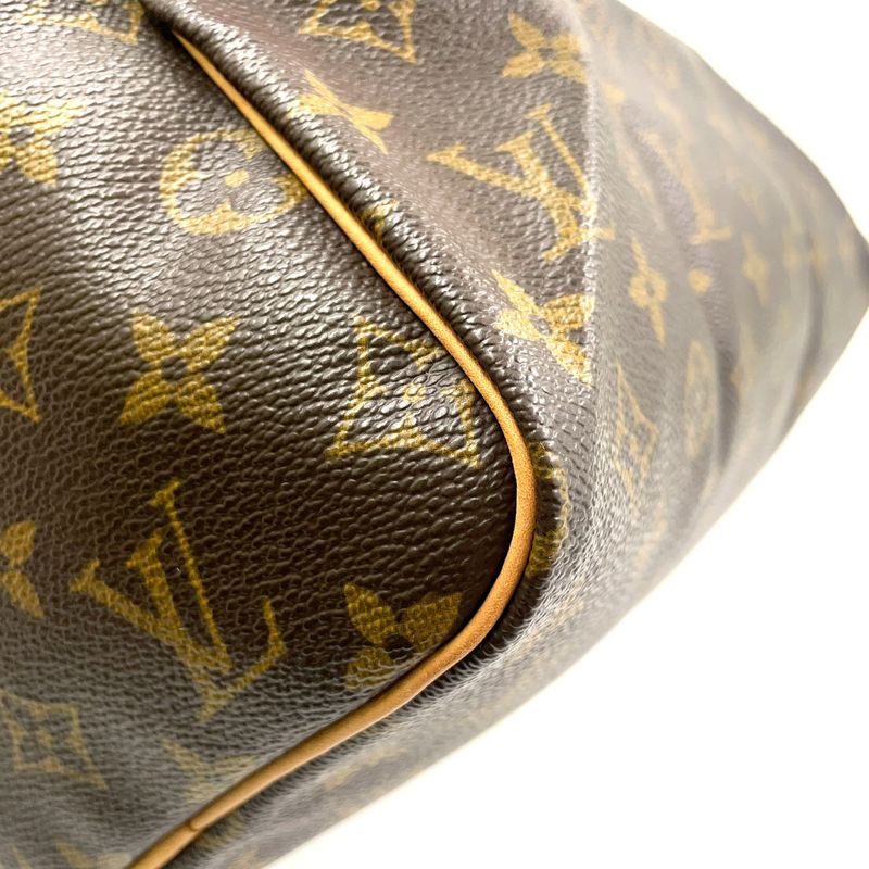 Louis Vuitton Speedy 30 Monogram Leather X PVC Brown Handbag Gold M41526