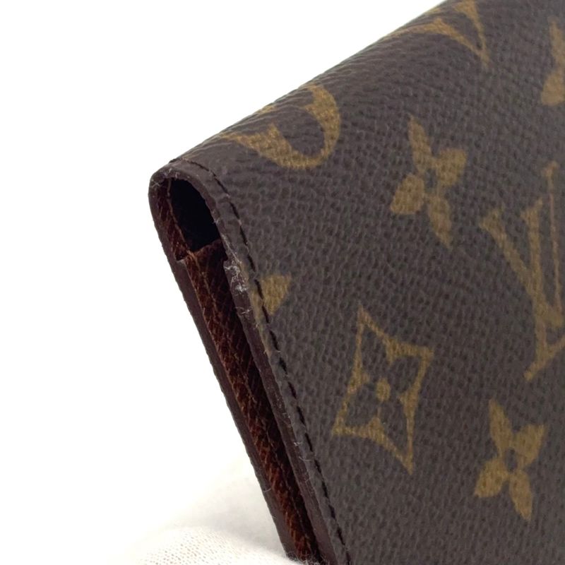 Louis Vuitton Porte 2 Carte Vertical Monogram PVC Brown Card Case Pass Case