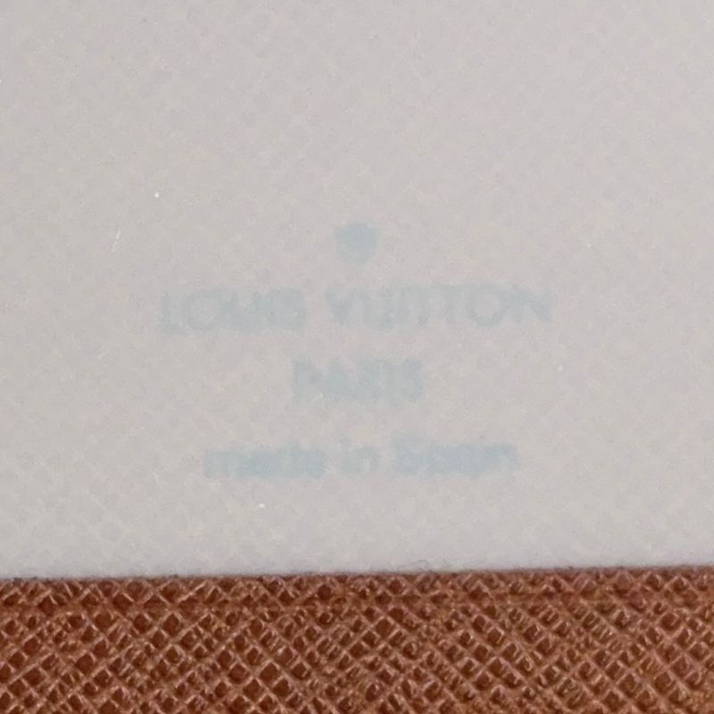 Louis Vuitton Porte 2 Carte Vertical Monogram PVC Brown Card Case Pass Case