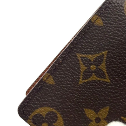 Louis Vuitton Porte 2 Carte Vertical Monogram PVC Brown Card Case Pass Case