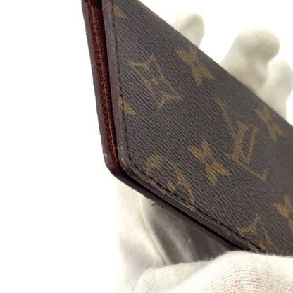 Louis Vuitton Porte 2 Carte Vertical Monogram PVC Brown Card Case Pass Case