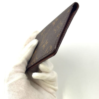 Louis Vuitton Porte 2 Carte Vertical Monogram PVC Brown Card Case Pass Case