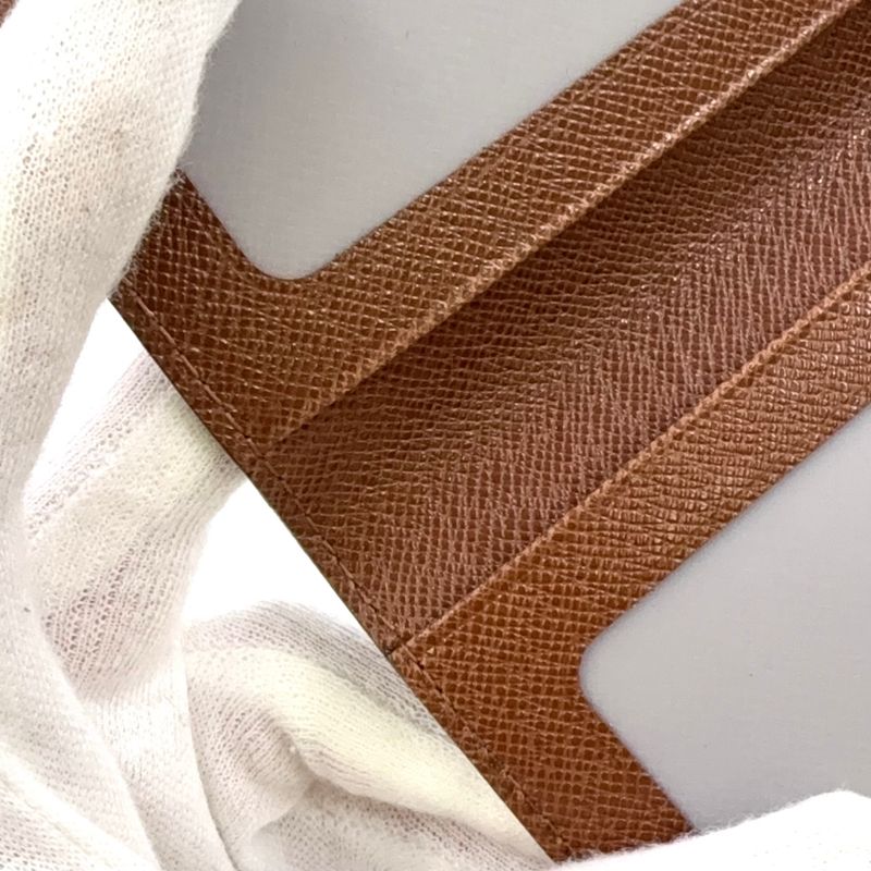 Louis Vuitton Porte 2 Carte Vertical Monogram PVC Brown Card Case Pass Case