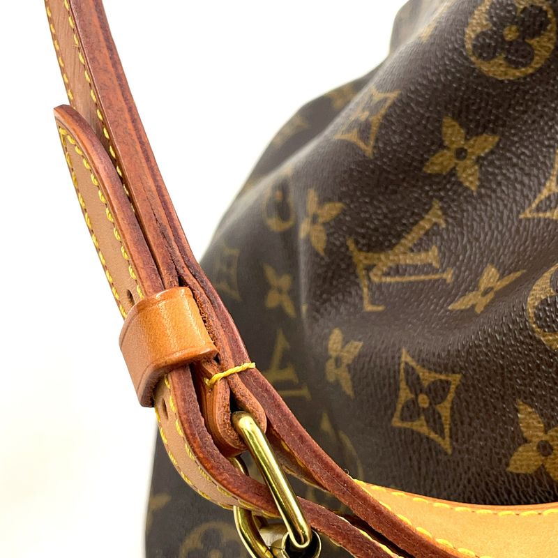 Louis Vuitton Petite Noe Monogram Serial Number Unclear Leather ×PVC Brown
