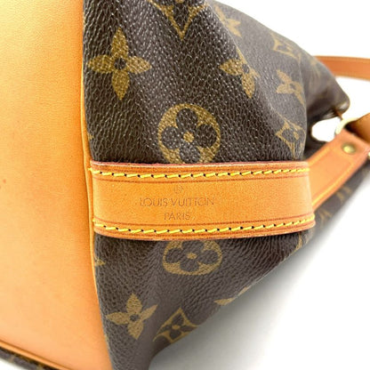 Louis Vuitton Petite Noe Monogram Serial Number Unclear Leather ×PVC Brown