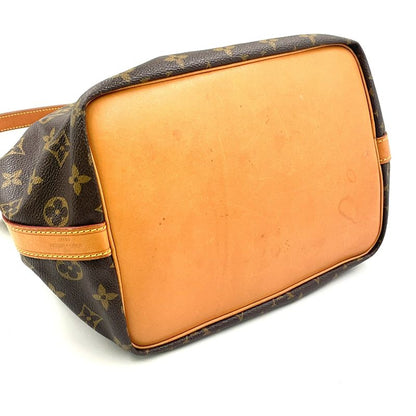 Louis Vuitton Petite Noe Monogram Serial Number Unclear Leather ×PVC Brown