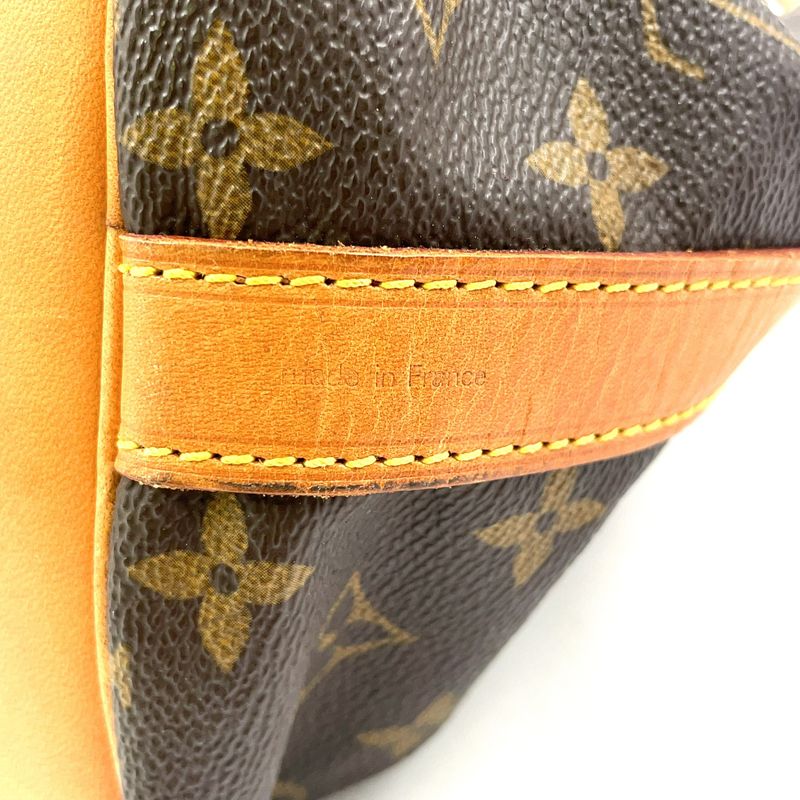 Louis Vuitton Petite Noe Monogram Serial Number Unclear Leather ×PVC Brown