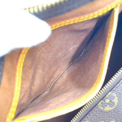 Louis Vuitton Speedy 35 Monogram Leather X PVC Brown Handbag Gold M41524