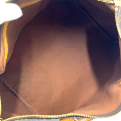 Louis Vuitton Speedy 35 Monogram Leather X PVC Brown Handbag Gold M41524