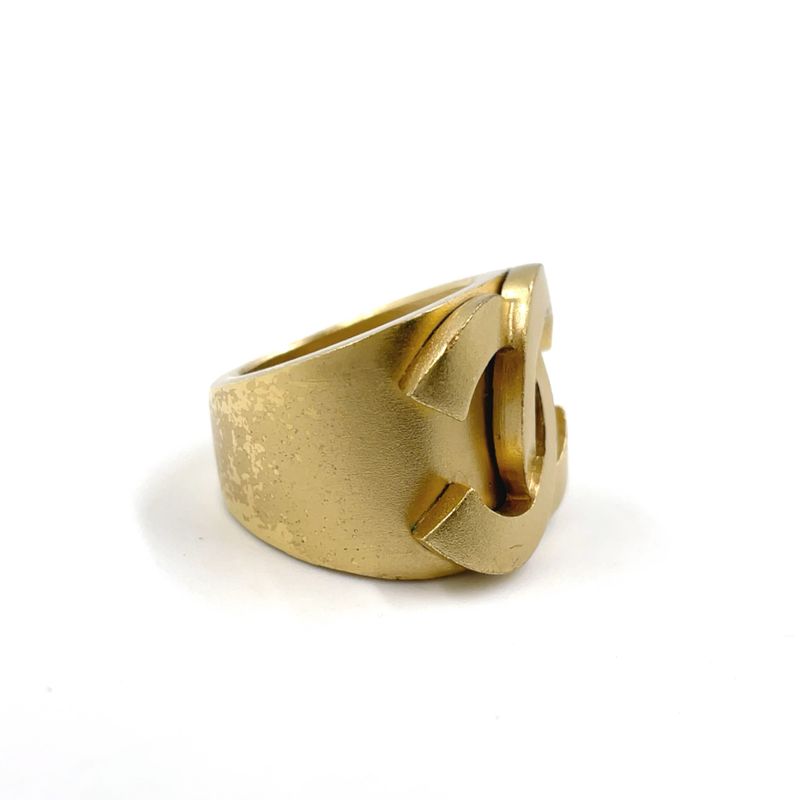 Chanel Coco Mark Classic GP Gold Ring
