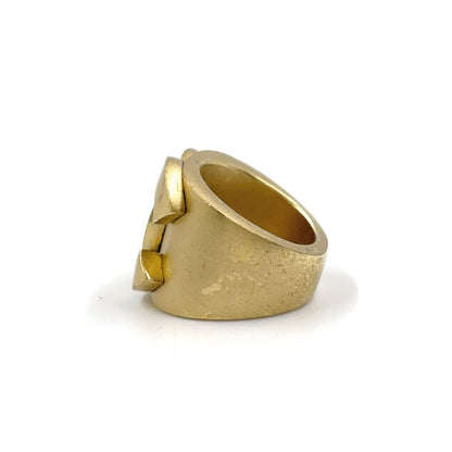 Chanel Coco Mark Classic GP Gold Ring