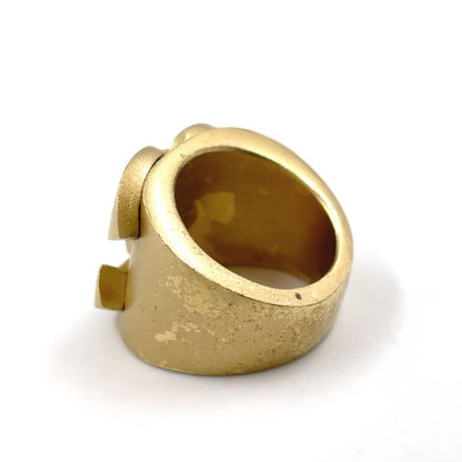 Chanel Coco Mark Classic GP Gold Ring