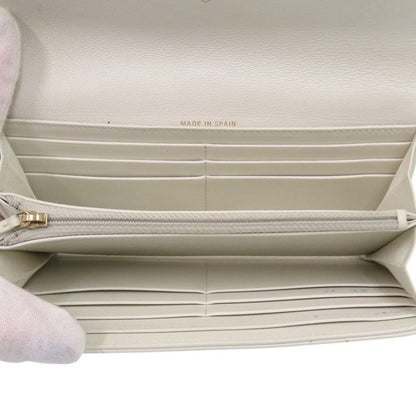 Chanel 19 Ap0955 Lambskin White Coco Mark 30 Long Wallet White 0766 Chanel