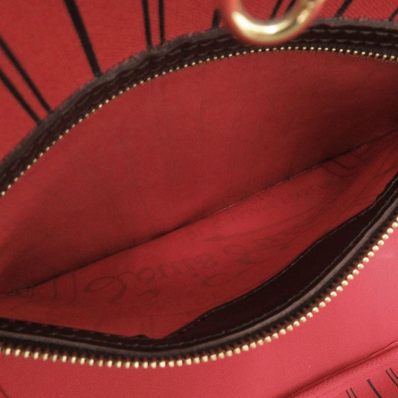 Louis Vuitton Neverfull PM Damier N51109 Brown Tote Bag LV 0647 Louis Vuitton