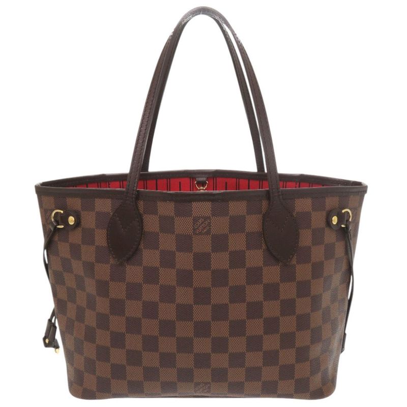 Louis Vuitton Neverfull PM Damier N51109 Brown Tote Bag LV 0647 Louis Vuitton