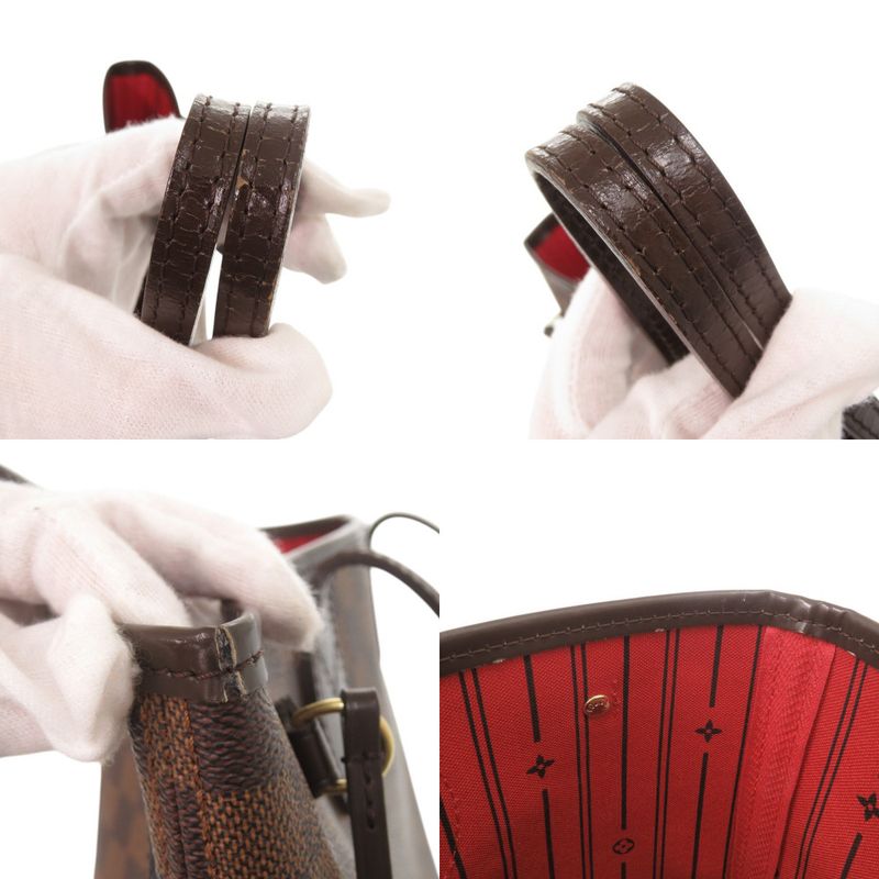 Louis Vuitton Neverfull PM Damier N51109 Brown Tote Bag LV 0647 Louis Vuitton