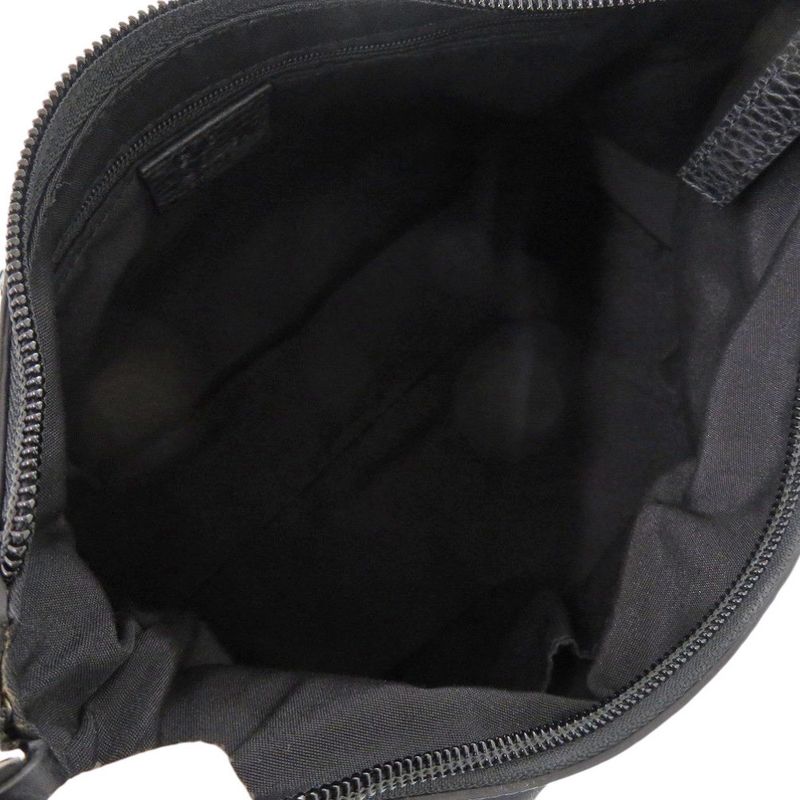 Gucci Abby GG Logo 265692 One Shoulder Bag Nylon Black Handbag Black 1311 Gucci