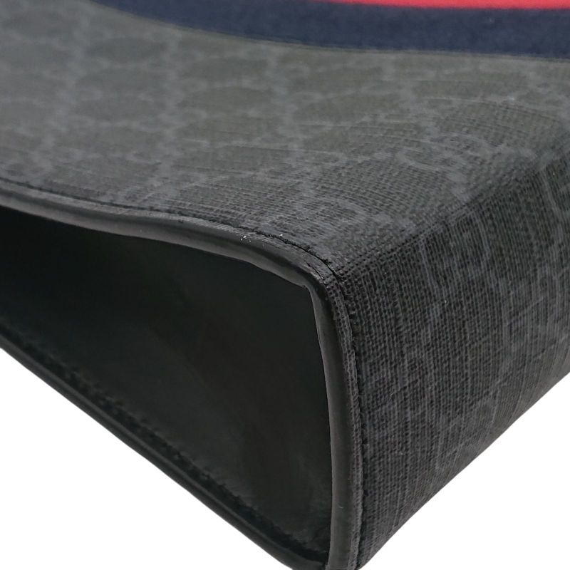 Gucci Clutch Bag Second Bag GG Supreme Sherry Line With Box For Gift