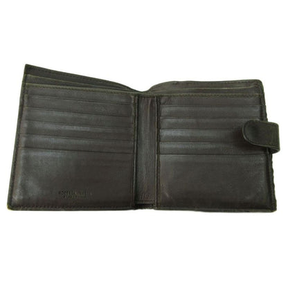 Bottega Veneta Intrecciato Trifold Wallet Leather Brown 1030