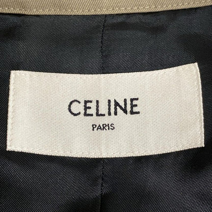 Celine Trench Coat Size 36 S Women - Beige Long Sleeves/spring/fall Cotton Wool