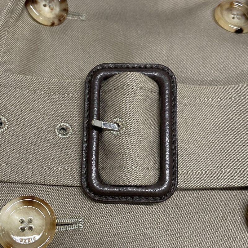 Celine Trench Coat Size 36 S Women - Beige Long Sleeves/spring/fall Cotton Wool