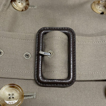 Celine Trench Coat Size 36 S Women - Beige Long Sleeves/spring/fall Cotton Wool