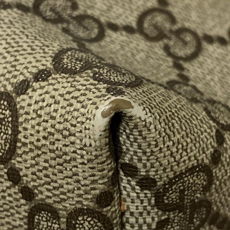 Gucci Tote Bag Sherry (web)accessories Collection Beige Dark Brown And Multi