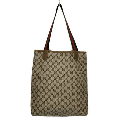 Gucci Tote Bag Sherry (web)accessories Collection Beige Dark Brown And Multi