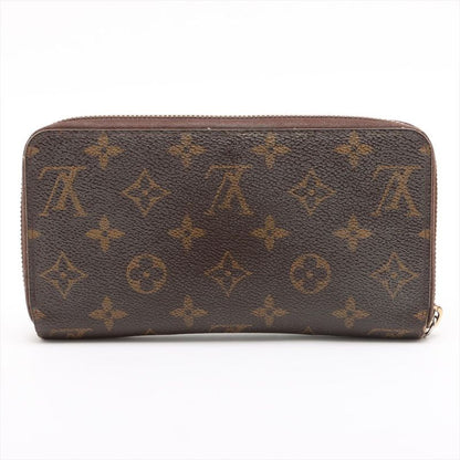 Louis Vuitton Monogram Zippy Wallet Round Zip Long Wallet M60017 Brown Made In