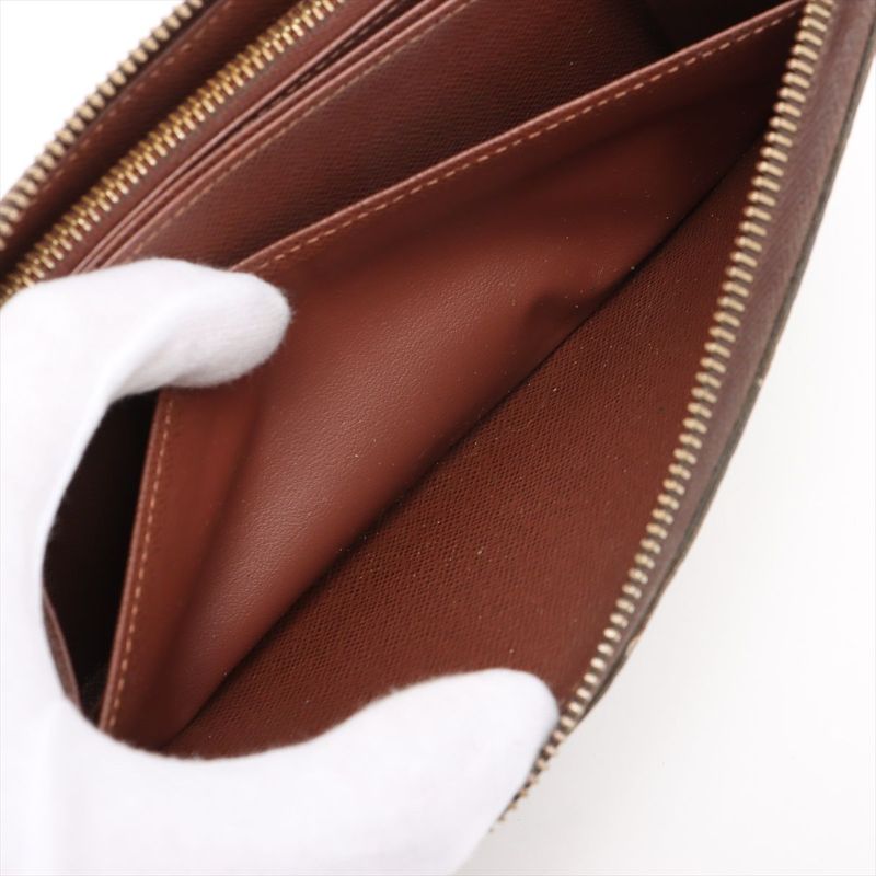 Louis Vuitton Monogram Zippy Wallet Round Zip Long Wallet M60017 Brown Made In