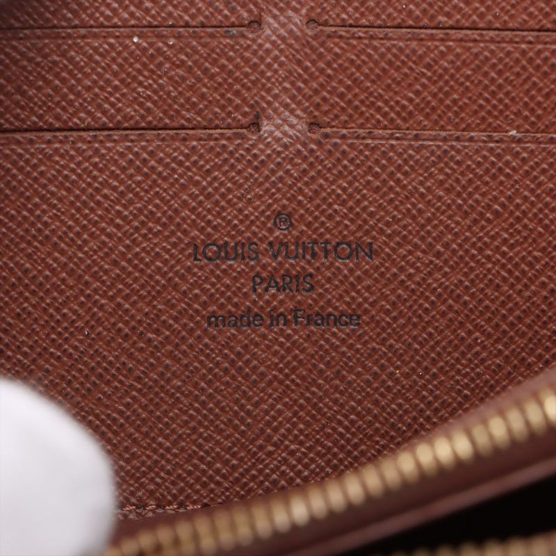 Louis Vuitton Monogram Zippy Wallet Round Zip Long Wallet M60017 Brown Made In