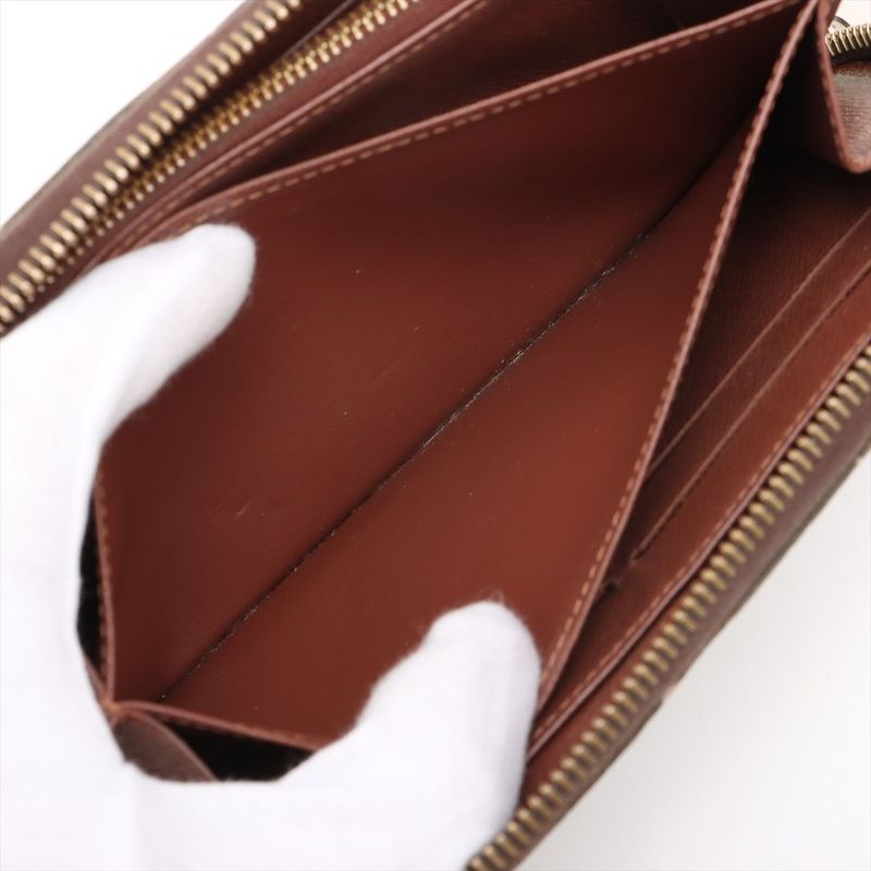 Louis Vuitton Monogram Zippy Wallet Round Zip Long Wallet M60017 Brown Made In