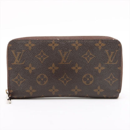 Louis Vuitton Monogram Zippy Wallet Round Zip Long Wallet M60017 Brown Made In