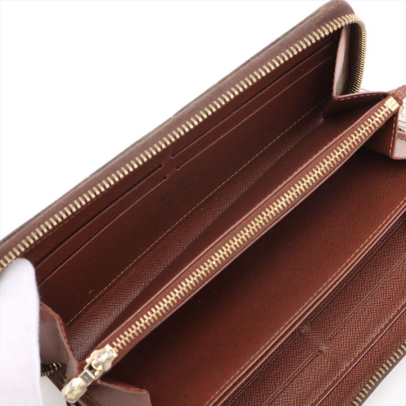 Louis Vuitton Monogram Zippy Wallet Round Zip Long Wallet M60017 Brown Made In