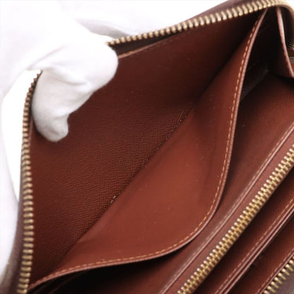 Louis Vuitton Monogram Zippy Wallet Round Zip Long Wallet M60017 Brown Made In